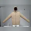 Jaqueta Masculina de Inverno com Capuz Leve de Algodão Slim Fit Estilo Coreano Tendência Quente Casaco de Algodão Multicor Versátil Modelo Transfronteiriço