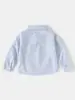 Camisa para Niños al por Mayor Camisa de Manga Larga de Tela Oxford para Niños 2026 Otoño Nuevas Llegadas Camisa de Bebé Moderna Dropshipping