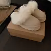 Pantuflas de Suela Gruesa Henan Sangpo Lindas Pantuflas de Piel Larga con Cordones y Suela Gruesa 20635