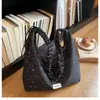 Bolsa Tote Grande de Tela Compuesta con Estampado de Cielo Estrellado Estilo Perezoso, Nueva Tendencia Dulce de Primavera 2026 para Mujer