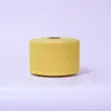 Venta al por mayor de fábrica calcetines de algodón reciclado de 18 pts color amarillo ropa hilo de algodón air spun hilo de algodón tejido a color en stock