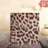 Directo de Fábrica Bolso Rojo Bronceado Estampado de Leopardo Estilo Hong Kong Bolso Rojo Personalizado Creativo