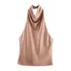 Comércio Exterior Roupas Femininas 2025 Nova Moda Europeia e Americana Textura de Cetim de Seda Tops e Saias 3203317 3210317