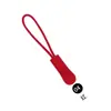 Moldeado por Inyección de PVC Tirador de Cremallera Desmontable Ropa Bolsas Accesorios de Cabeza de Cremallera Cordón de Cremallera Cabeza Tiradora Diseño Desmontable