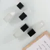 Frasco Quadrado de Vidro Fosco para Loção Frasco Portátil Dispensador de Cosméticos Frasco Borrifador Selado Embalagem Transparente para Produtos de Cuidados com a Pele