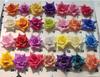 Rosa Enrolada Simulada Rosa de Seda Flor de Seda Bola Guirlanda Arco Arranjo de Flores Decoração de Casamento Suprimentos