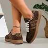 Zapatillas de Entrenamiento Alemanas de Suela Plana para Mujer Primavera y Otoño 2026 Estilo de Comercio Exterior Talla Grande Tenis Deportivos Zapatos Casuales de Moda Blancos para Mujer