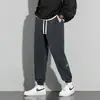 Pantalones Deportivos Casuales Holgados para Hombre de Talla Grande, Pantalones Deportivos Americanos de Moda de Pierna Ancha, Pantalones de Chándal Caídos para Primavera y Otoño