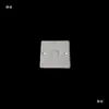 Placa Placa de Cobertura Quadrada Tipo Cassete Pvc86 Caixa de Fios Painel Cego Caixa Inferior Cobertura Protetora Decorativa Orifício Central de 4 Pontos Outros
