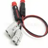 Cable de refrigerador de coche conector Anderson 12V50A enchufe de encendedor de cigarrillos enchufe de arnés de alimentación de emergencia para coche