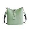 Bolso tipo cubo con estampado de cocodrilo para mujer bolsos2021 nuevo bolso de moda coreana para mujer