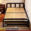Cama Plegable 1.5m Cama Individual para Adultos, Cama Pequeña para el Hogar, Cama Temporal para Invitados, Nuevo Modelo 2026, Cama Extra para Dormitorio, Cama de Tablero Duro