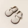 Sapatilhas Infantis Moda Primavera & Outono 2025 Estilo Coreano Fashionable Pequena Fragrância Sapatos de Princesa para Meninas Tênis Infantil Tecido Fly Solado Macio Sapatos para Bebês