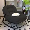 Sillón Mecedor Perezoso, Sofá Perezoso, Silla para Siestas de Balcón en Casa, Sala de Estar, Sillón Reclinable de Ocio, Sillón Mecedor de Ocio