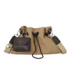 Design de Nicho Bolsa Saco Fashion Nova Bolsa de Ombro Plissada Simples Bolsa Transversal Versátil Fashion para o Dia a Dia