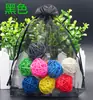 Bolsas de Organza al por Mayor en Stock con Opción de Imprimir Logo, Paquetes de Muestra para Regalo, Bolsas Transparentes de Empaque, Bolsas de Gasa Perlada de Color Sólido con Cordón