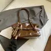 Bolso Tote de Gran Capacidad Casual Retro Moda Estilo Coreano 2025 Otoño e Invierno Nuevo Estilo Bolso de Hombro Simple y Versátil de Gran Capacidad