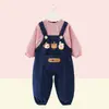 Roupas de escalada para bebês Roupas de capa para bebês Roupas de escalada de uma peça Protetores de uma peça Homens e mulheres infantis Anti-sujo Outono e inverno