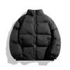 Comercio Exterior de AliExpress Chaqueta de Algodón para Hombre 26 Invierno Nuevo Estilo Coreano Color Sólido Chaqueta de Algodón para Estudiante Ropa de Algodón Talla Grande para Hombre Pareja