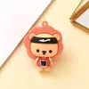 Boneca de Borracha Macia PVC Animal de Desenho Animado Pingente de Chaveiro História Leão Elefante Fofo Pendurado na Bolsa Presentes