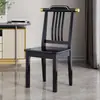 Silla de comedor de madera maciza usada, taburete moderno minimalista para comedor del hogar, silla de madera natural, silla con respaldo para mesa de comedor de hotel y restaurante