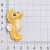 Accesorios de Resina DIY de Dibujos Animados, Pinzas para el Cabello de Color Sólido con Criaturas Marinas Grandes, Dijes para Fundas de Teléfono, Hebillas para Zapatos, Llaveros, Colgantes