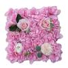 Simulación de boda, pared de flores, simulación de hilera de flores, decoración de ventana de centro comercial, simulación de planta verde, pared de plantas, hortensias, pared de rosas