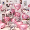 Balão de Amor de 18 polegadas Balão de Filme de Alumínio Adereços de Casamento Decoração Cena de Atmosfera Shopping Center Loja Dia dos Namorados Senso de Ritual