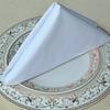 Pano de boca de algodão puro engrossado absorvente sem bola sem queda de cabelo branco puro Hotel Hotel Square Flower Wipe Cup Cloth