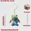 Muñeca Linda Llavero Acrílico Plano Colgante para Bolso Mochila Colgante para Coche Souvenir Regalo Pequeño Personalización Personalizada