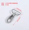 En stock suministro hebilla para perro 1 pulgada de grosor hebilla grande de oliva anillo ovalado colgante blanco lat accesorios para equipaje