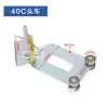 Carrinho de cabo tipo C C30 C40 C50 Trilha deslizante de cabo para guindaste Polia de cabo de guincho Carrinho de reboque de cabo de aço de formato especial