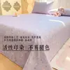 Sábana de tela gruesa pieza única no algodón puro todo algodón lino algodón-lino funda nórdica dormitorio estudiantil persona individual tapete de verano cubrecama