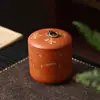 Té Zen Más Vendido Tamaño Pequeño Tarro de Arcilla Roja para Té Cerámico Pequeño Tarro para Té Tarro para Almacenar Té de Flores Tarro para Té