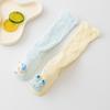 Calcetines largos de tubo para bebé verano hasta la rodilla antimosquitos transpirables pies 0-3 años bebé calcetines de malla piel suave