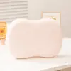 Almohada de dibujos animados, almohada con forma de gato de espuma viscoelástica, diseñada para adultos para dar soporte a la columna cervical y ayudar al sueño, adecuada para estudiantes y niños, y previene el colapso durante las siestas