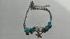 Pulsera de estrella de mar de moda bohemia, tobillera con cuentas de concha de piedra natural, joyería de aleación de playa oceánica