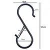 Gancho resorte de metal gancho s plateado galvanizado anti-caída sin perforaciones perchero y sombrero gancho de cortina cocina baño venta caliente transfronteriza