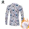 XINTOWN ropa de ciclismo de otoño e invierno top largo ropa de ciclismo cálida top de manga larga para mujer top de ciclismo con forro polar