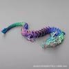 Artesanato de Dragão Chinês Impresso em 3D Figura Acrílica Fabricante de Carros Máquina Esculpida 3D Modelo Animal Realista