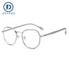 Dejiao V5107 nueva montura de gafas en forma de corazón, patilla de placa, metal, montura de gafas para miopía, gafas anti-luz azul, moda INS