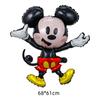 Globo de Mickey Minnie de dibujos animados de 18 pulgadas decoración de cumpleaños tema de fiesta diseño Mickey Mouse de pie