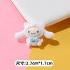 Nuevo Estilo Perro Blanco Grande Gorra de Baloncesto Dibujo Animado Lindo Pegamento de Crema Funda para Teléfono Materiales DIY Hecho a Mano