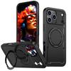 Funda Magnética para iPhone 17 Pro Adecuada de Amazon con Soporte Amortiguador de Engranaje Giratorio Funda Anticaídas Apple 16E
