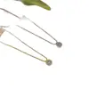 Collar de Estilo Minimalista y Sofisticado para Mujer, Nuevo Diseño de Nicho con Colgante de Pedrería, Cadena para Clavícula con un Toque de Alta Gama