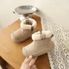 Botas de nieve cálidas y aislantes con forro de forro polar para niños, nueva colección otoño/invierno 2026, unisex, casuales, versátiles y antideslizantes