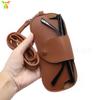 En stock Bolsa de Cuero con Botón a Presión para Gafas Bolsa Portátil para Guardar Gafas de Sol para Exterior Bolsa Portátil Tipo Collar para Guardar Gafas para Presbicia