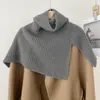Bufanda Atmósfera Estilo Coreano Nueva para Mujer en Invierno, Bufanda Cálida para Cuello de Mujer, Protector de Cuello Tejido, Chal Falso Cuello