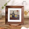 Porta-Retrato Quadrado Retrô Estilo Americano para Montar Pastéis a Óleo, Porta-Foto de Madeira para Mesa ou Pendurar na Parede, 20 Mini Molduras