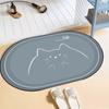 Alfombras de Baño Simples y Suaves de Tierra de Diatomeas al por Mayor, de Secado Rápido y Absorbentes de Agua, Alfombras Antideslizantes para Baño, Alfombras para Piso de Baño para Inodoro